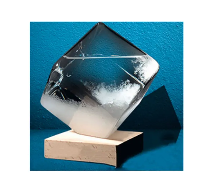 Atacado Novo Design Top Selling Alta Qualidade Water Cube Storm Glass Weather Predictor com Preço Competitivo