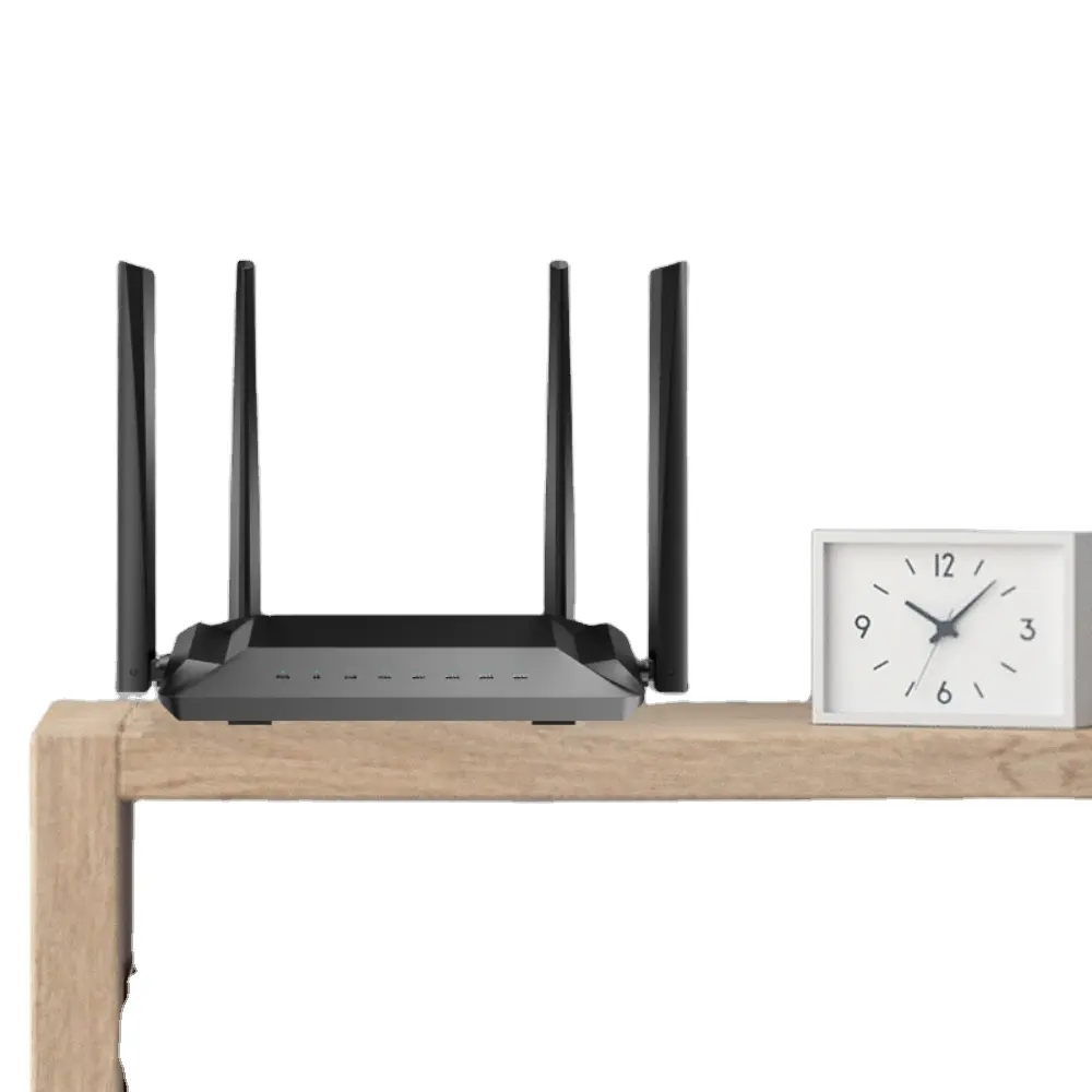 Router wifi dual band ac 1200mbps, router nirkabel 4x5dBi dengan antena Directional Gigabit 2.4G/5GHz 1200Mbps Dual band