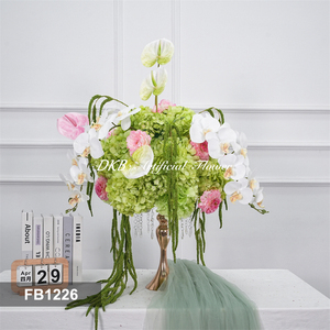 DKB Realistic Artificial <b>Silk</b> <b>Flower</b> Ball Arrangement Customizable Wedding Centerpieces Table Decorations Factory Wholesale - Product Image 3