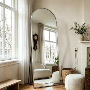 <span class=keywords><strong>Miroir</strong></span> mural en alliage d'aluminium pour la maison, accessoire de maquillage, grand <span class=keywords><strong>miroir</strong></span> décoratif pour salon - Product Image 3