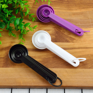 Chef Season Show – Ensemble de 5 cuillères doseuses en plastique avec graduations pour la pâtisserie et les outils de cuisine DIY - Product Image 2
