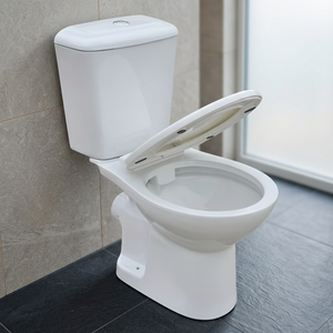 <b>Back</b> To Wall Two Piece Ceramic Sanitary Ware WC Water Closet Floor Mounted Bathroom Toilet - Product Image 4