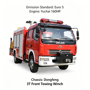 Camión <span class=keywords><strong>de</strong></span> <span class=keywords><strong>Bomberos</strong></span> <span class=keywords><strong>de</strong></span> Rescate <span class=keywords><strong>de</strong></span> Emergencia Dongfeng V3 160HP Euro 5 YCF25160 con Grúa Plegable <span class=keywords><strong>de</strong></span> 3T, Cabrestante Delantero <span class=keywords><strong>de</strong></span> 3T, Generador <span class=keywords><strong>de</strong></span> 5.5KW y Torre <span class=keywords><strong>de</strong></span> Iluminación - Product Image 6