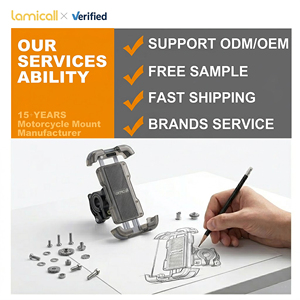 Soporte para Teléfono de Bicicleta Lamicall BP03, Resistente, con Amortiguador de Vibraciones, Clip para Soporte Móvil, Vista de 360 Grados para Teléfono Inteligente, el Más Vendido - Product Image 5