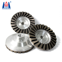 125mm Turbo Diamant Segment Tasse Meule Disque Métal Collé Abrasif pour Application D'ébavurage