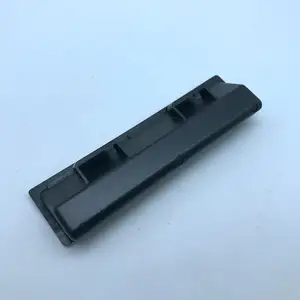 Длинная черная пластиковая Скрытая Встроенная ручка для мебельного ящика или двери шкафа