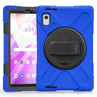 Housse de protection en silicone antichoc pour tablette Lenovo Tab M9 9 pouces TB310FU 2023, rotation à 360 degrés, sangle de maintien, béquille
