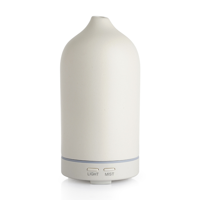 2024 Fragrance Ultrasonic 7 Color Changing Lights 100ml  Noiseless Fragrance Nebulizer Scent Fragrance Ceramic Aroma Diffuser