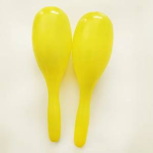 <span class=keywords><strong>Maracas</strong></span> en plastique colorées avec logo personnalisé, marteau à sable, accessoire d'instrument de musique, 1 paire, OEM/ODM, cadeau de Noël pour enfants - Product Image 6