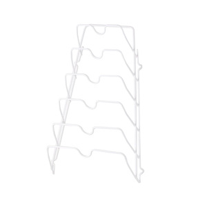 Offre Spéciale <span class=keywords><strong>Mural</strong></span> Organisateur de Rangement De Cuisine Amovible <span class=keywords><strong>Casserole</strong></span> Couvercle En Métal Couvercle Pour La Cuisine - Product Image 1