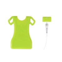 Vente chaude Unique T-shirt Design Portable En Plastique Buse De Pulvérisation D'eau Haute Pression Poche Carte Vaporisateur