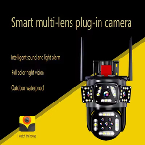 6MP Wifi IP Dome CCTV <span class=keywords><strong>Camera</strong></span> không dây PTZ video bốn ống kính CMOS Tầm nhìn ban đêm đám mây lưu trữ dữ liệu - Product Image 2