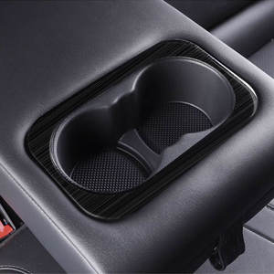 Marco Decorativo de Acero Inoxidable y Fibra de Carbono para la Tapa del Drenaje Trasero, Accesorios Interiores para <span class=keywords><strong>Auto</strong></span>, para ChangAn UNI-V 22, con 1 Año de Garantía - Product Image 3