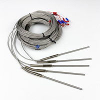 VINSON 0-1200 grados blindado mineral termopar alta temperatura tipo K termopar Sensor de temperatura