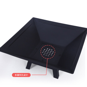 Charcoal Square Heater BBQ Grill <b>Fire</b> Pit Multifunctional Portable Detachable Wood Fuel Powder Coated Outdoor Use - Product Image 2