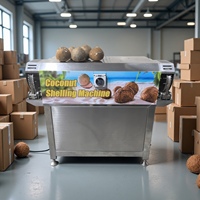 Machine électrique automatique pour décortiquer la noix de coco, éliminer la coque dure et la peau sèche brune, pour usage en restaurant, haute performance