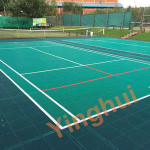 Revêtement de sol sportif à emboîtement O-01 performant pour le basket-ball de tennis Matériaux en polypropylène de haute qualité pour le confort - Product Image 2