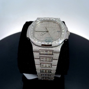 Montre personnalisée Rapper's POP Branded Hip Hop White Moissanite Real Japan BV9015 <span class=keywords><strong>Ice</strong></span> out Luxury <span class=keywords><strong>Watch</strong></span> - Product Image 3