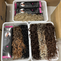 Julianna Loose Curl queue de cheval synthétique cordon queue de cheval cheveux synthétiques queue de cheval cheveux synthétiques vague d'eau