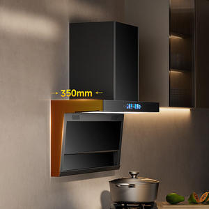 Campana Extractora de Cocina en Forma de <span class=keywords><strong>Z</strong></span> de 700/800/900 mm, Campana de Cocina Silenciosa con Chimenea para Utensilios de Cocina - Product Image 4