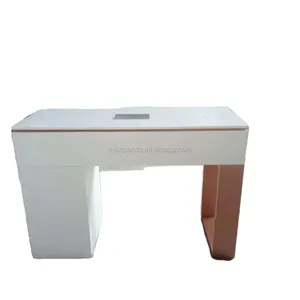 The lowest price nail station furniture nail table with exhaust fan manicure tables for sale Chinese supplier New fashion