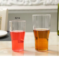 Impression de logo personnalisé 360ml Verre à bière en plastique 12oz PC Juice Cup Soda Tumbler pour bar et club