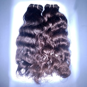 Extensions de cheveux indiens Remy 100% naturels, modèle 31, 8-32 pouces, provenant d'un seul donneur, non traités, ondulations naturelles, boucles profondes et lâches, styles italiens - Product Image 1