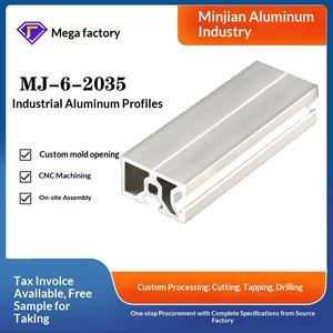 Industrial Aluminum Profile 20*1750.00G Face Sealing Aluminum Profile Assembly Line Automation Frame Rail Aluminum Profile - Product Image 1