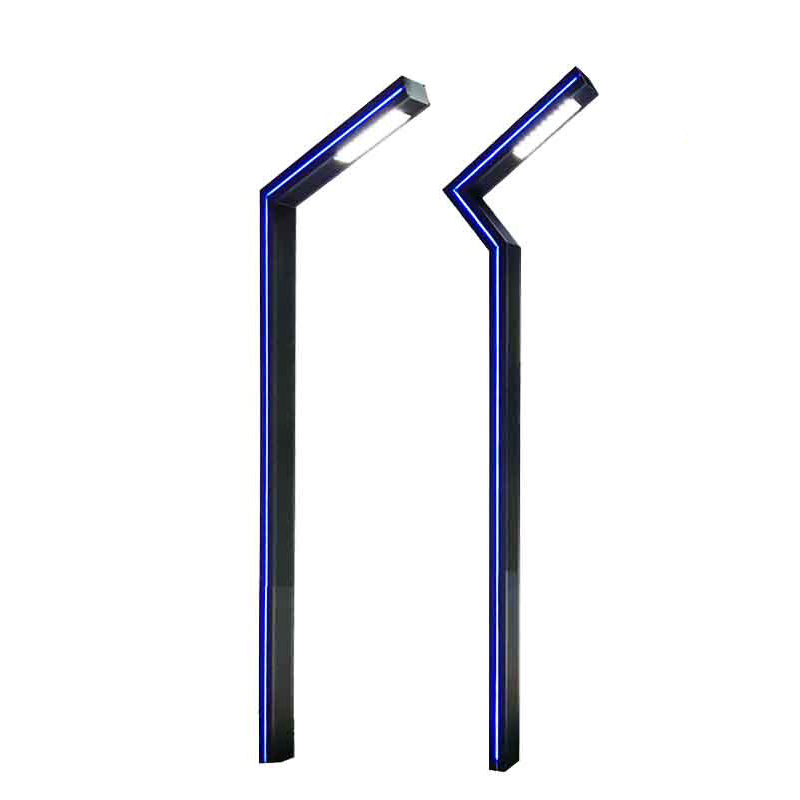 Commercial with Side Strips 30w 60w Aluminum Bollard Landscape Garden Lights Led for Park Street