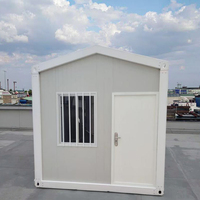 Conteneur détachable à installation facile pour maison préfabriquée à dégagement rapide de 20 pieds avec matériaux de panneau sandwich en acier en bois à usage polyvalent