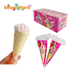 <strong>Halal</strong> Candy Mini Ice Cream Fruity Marshmallow and Crispy <strong>Cone</strong> in Bottle - Product Image 1