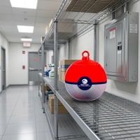 Extincteur automatique homologué CE, boule anti-incendie de 1,3 kg, déclenchement automatique de poudre sèche, portable