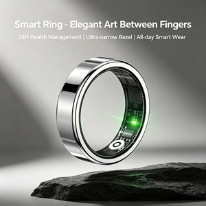 Elektronischer Smart Ring Gesundheitsring Paar-Smart-Ring Fitness-<span class=keywords><strong>Tracker</strong></span> mit Bildschirm - Schlankes Design, Fortschrittliche Gesundheitsüberwachung - Product Image 1