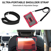 Étui robuste pour tablette Samsung Galaxy Tab S10 FE Plus 13 pouces avec rotation à 360° °   Support rotatif avec porte-crayons