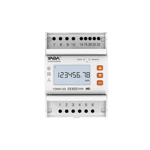 يادا YDM413D للبيع بالجملة عداد الطاقة المورد منتصف معتمد RS485 Modbus LCD DIN 3 Phase AC متر كهربائي للشحن - Product Image 3