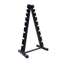 Support de stockage multifonctionnel de support d'haltères de triangle de 10 couches d'équipement de forme physique de gymnase à la maison