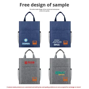 Sac de classement A4 grande capacité pour étudiants, vente directe du fabricant, sac de classement professionnel portable, sac en tissu Oxford imperméable - Product Image 3