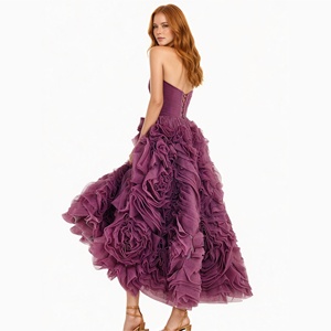 Nouvelle <span class=keywords><strong>Robe</strong></span> Décontractée Mi-Longue Fendue à Manches Longues Froncées Unies pour Femme, Fabrication Personnalisée en Gros par les Fabricants <span class=keywords><strong>de</strong></span> Vêtements 2025 – <span class=keywords><strong>Robe</strong></span> Élégante pour Femme - Product Image 4