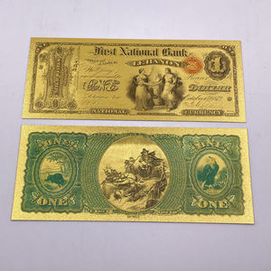 Billetes de Dólares Estadounidenses con Recubrimiento de Lámina Dorada, Accesorios para Fotos, Películas, Fiestas, Colección, <span class=keywords><strong>Dinero</strong></span> de Juguete de Plástico de Alta Calidad - Product Image 6