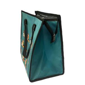 Sac isotherme réutilisable de qualité alimentaire pour le déjeuner, les courses, les sacs de transport thermiques avec feuille d'aluminium pour la livraison de nourriture - Product Image 1