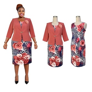 Conjuntos de Chaqueta y Vestido para Mujer al por Mayor, Ropa de Boutique para Mujer, Tallas Grandes - Product Image 4