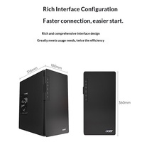 Prix d'usine Nouveau PC de bureau Acer Shadow Knight - Shin 10e génération Intel Core i3-10105 8 Go/16 Go RAM 256 Go/512 Go SSD pour entreprise et bureau