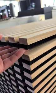 Panneau acoustique en MDF de 22 mm d'épaisseur pour l'insonorisation des salles de réunion avec des panneaux muraux à haute <span class=keywords><strong>isolation</strong></span> <span class=keywords><strong>phonique</strong></span> - Product Image 2