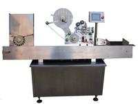 Machine d'étiquetage automatique double face pour bouteilles plates, colle humide, étiquetage métal/verre, entraînement moteur, meilleur fournisseur