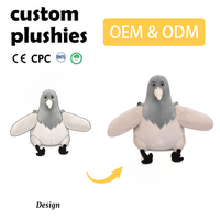 Jouets en peluche personnalisés, animaux, dauphin, certifiés CE EN71 CPC, matériaux durables, emballage personnalisé, jouets en peluche personnalisés, mascotte
