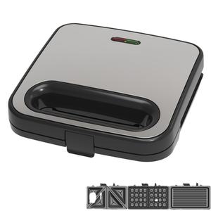 Machine à sandwich Anbo, vente en gros à bas prix, boîtier entièrement en plastique, plaque fixe, gaufrier, machine à petit-déjeuner - Product Image 6