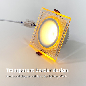 Led lõm 8 + 8W chống chói tri-màu Spotlight hẹp cạnh trần ánh sáng phòng khách phòng ngủ Trần Đèn Downlight - Product Image 4