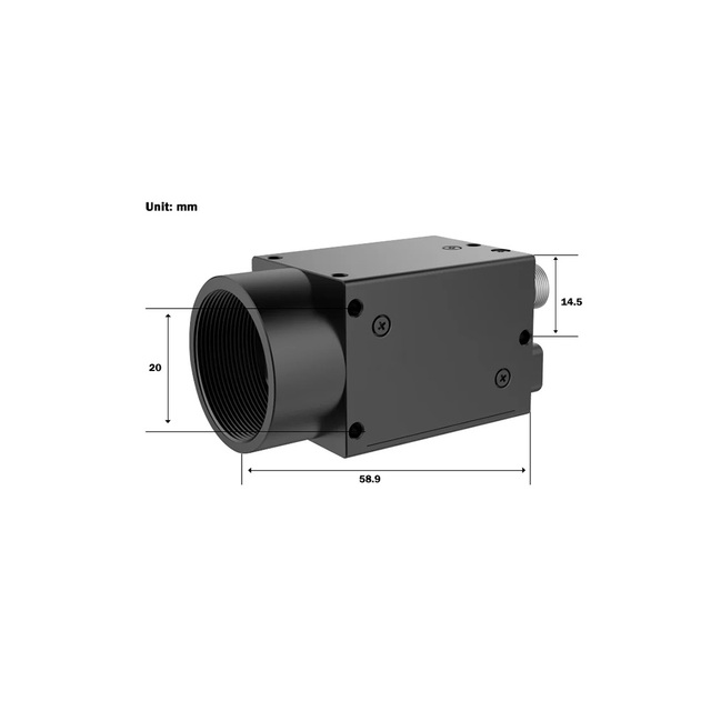 HIFLY GigE 20MP 1" 5.9fps CMOS IMX183 Sensor Machine Vision Industrial Camera for Visual Recognition and Positioning