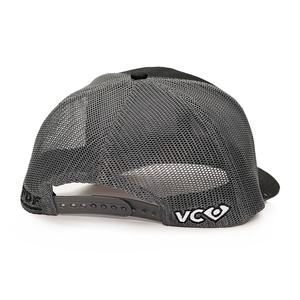 Casquettes de camionneur en maille en gros, 5 panneaux, personnalisées, 6 panneaux, étiquette tissée en coton, patch, casquette noire - Product Image 3