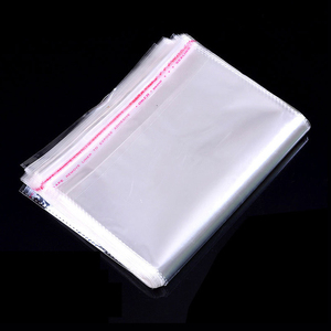 In Stock Transparent Clear Polybag Plastic OPP Self Adhesive T-shirt Packaging Bags for Garment Clothes - Product Image 6